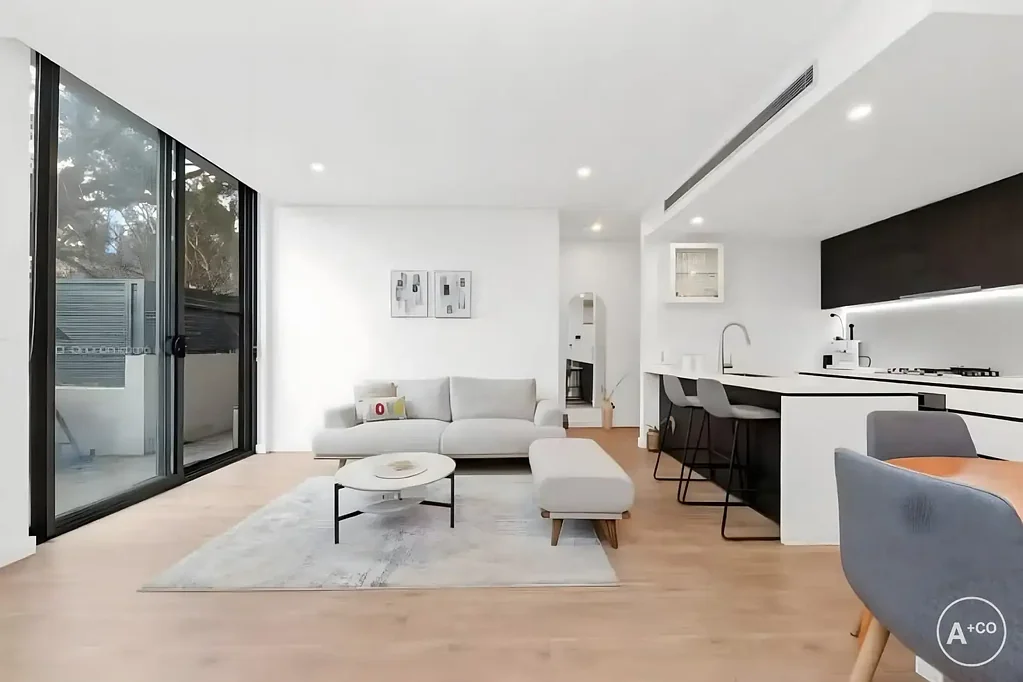 Hillsdale 2房  Bright & Stylish Garden Apartment with Study & Entertainer's Courtyard