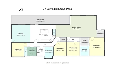 77 Lewis Road, Heathcote, VIC 3523, 3房, 2浴, House