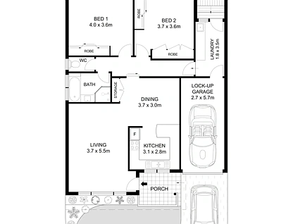 9/10 Valda Street, Bexley, South Western Suburbs, 2 Kuwarto, 1 Banyo, House