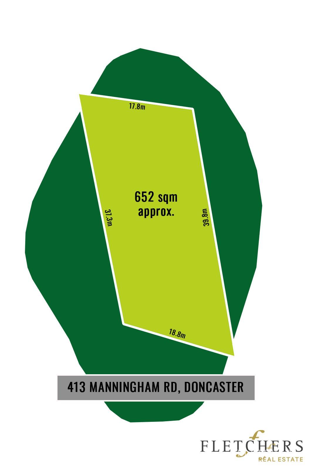 413 MANNINGHAM RD, DONCASTER VIC 3108, 0 habitaciones, 0 baños, Section