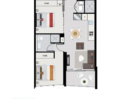 ID:21134329/1055 Ann Street, Newstead, Brisbane - Inner City Region, 2 chambres, 2 salles de bain, Apartment