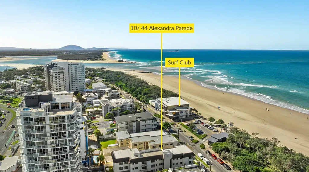 Maroochydore 2 Slaapkamer Beachfront living in one of Cotton Tree's most tightly held pockets