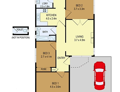104 Hannans Road, Riverwood, South Western Suburbs, 3房, 1浴, House
