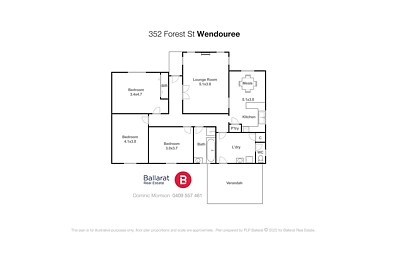 352 Forest Street, Wendouree, VIC 3355, 3 Bedrooms, 1 Bathrooms, House