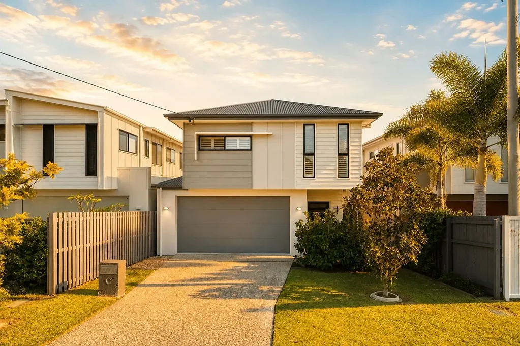 Scarborough 4房 Scarborough中心位置 距离Queens Beach750米 现代便捷住宅 优质装修 开放式客厅无缝延伸户外 四卧豪华设计 主卧带步入式衣帽间和套间 低维护生活空间 步行可达学校商店餐饮交通 TURN-KEY FAMILY LIVING WITH WALK-TO-BEACH LIFESTYLE