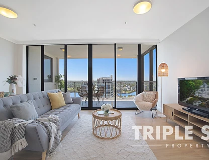 Level 22/2203/46 Walker Street, Rhodes, Inner West, 2部屋, 2バスルーム, Apartment