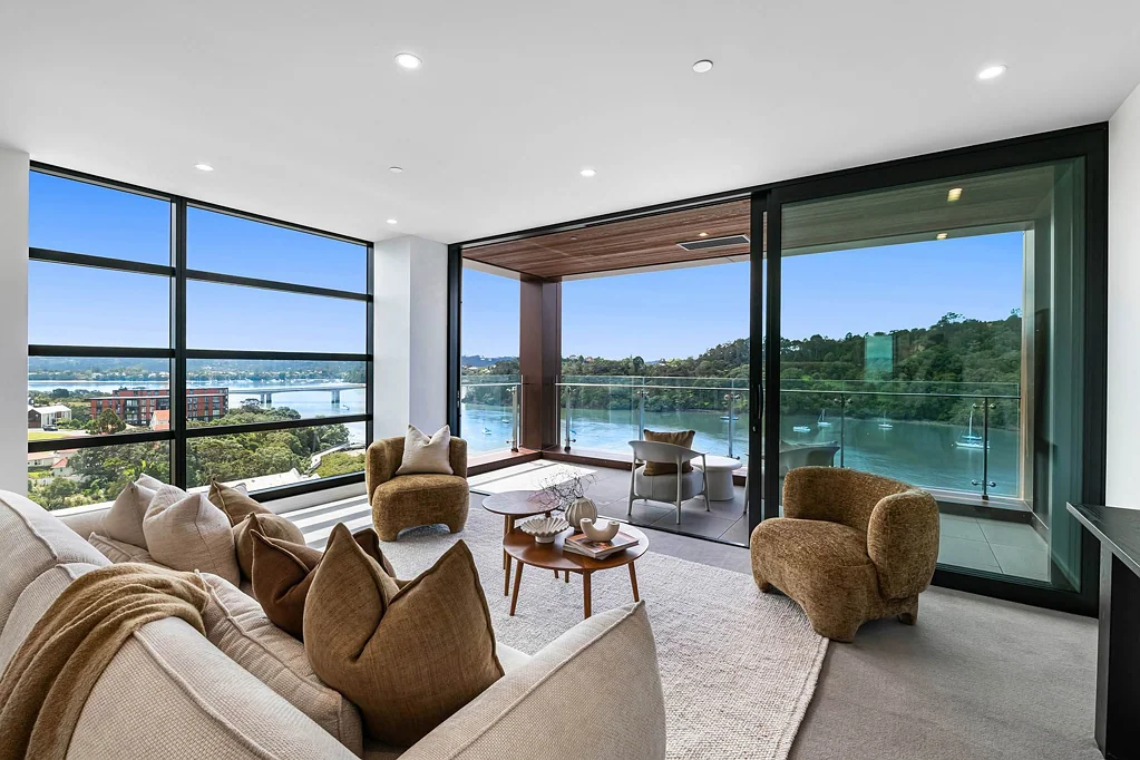 Hobsonville 3બેડરૂમ Waterfront Sub-Penthouse