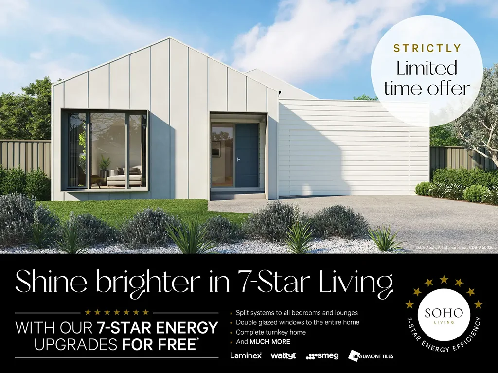 Berwick 3બેડરૂમ Transform your home with 7-star living and $20,000 in premium upgrades. Offer available for a short time only!