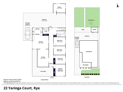 Plano ng Bahay - 22 Yaringa Court, Rye, VIC 3941