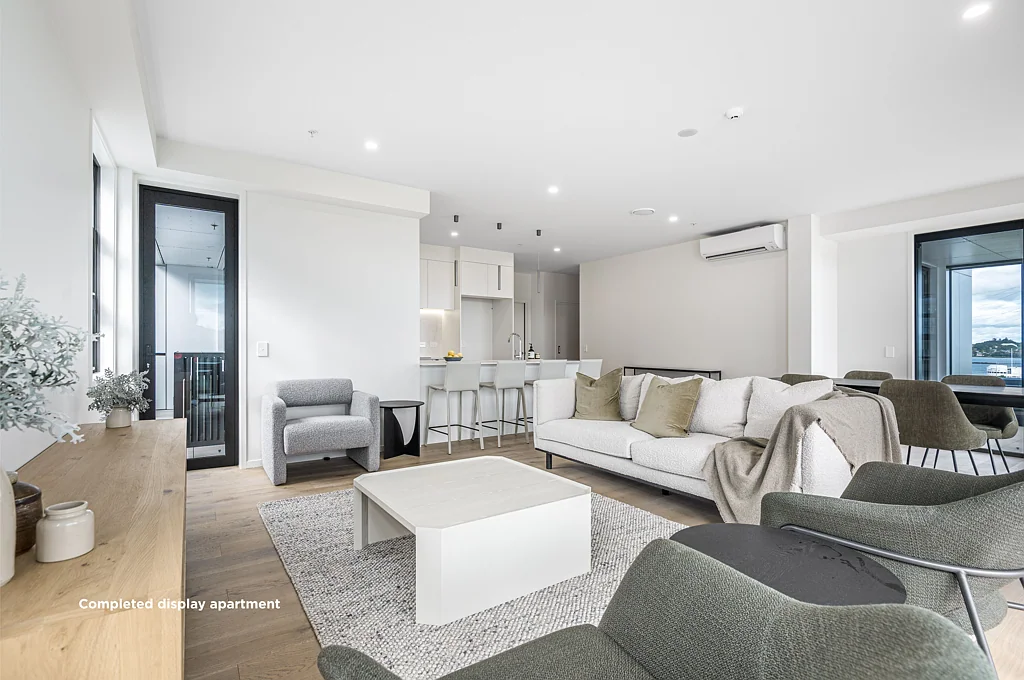 Onehunga 2ਬੈੱਡਰੂਮ Sub corner penthouse with water views!