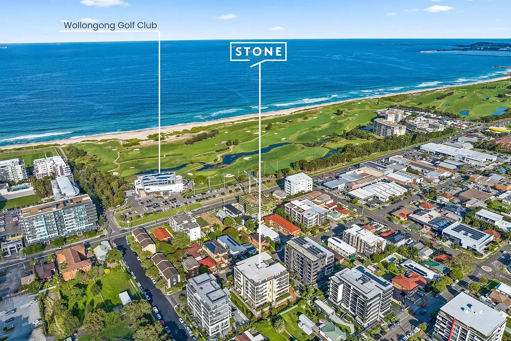 Wollongong 2 Bedroom Light-filled urban entertainer approx. 450m walk from City Beach