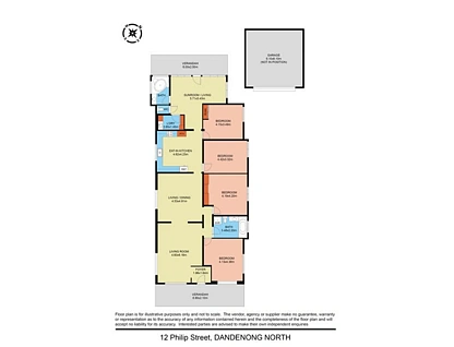 12 Philip Street, Dandenong North, South East Melbourne, 4 ห้องนอน, 2 ห้องน้ำ, House