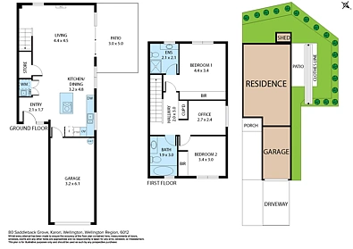80 Saddleback Grove, Karori, Wellington City, Wellington, 3 habitaciones, 1 baños, Townhouse