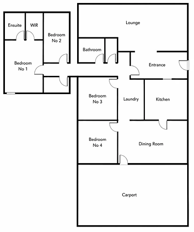 1 Calder Court, Horsham, VIC 3400, 4房, 2浴, House