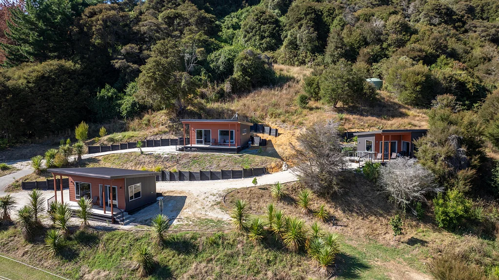 Motueka Three chalets, an established income stream