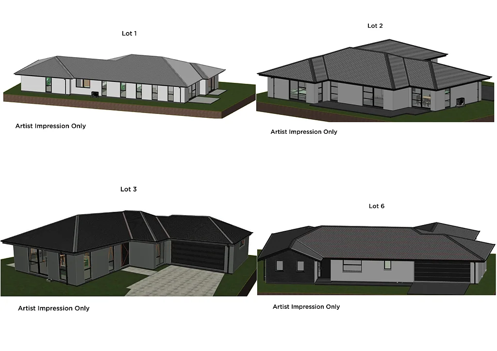 Darfield 3침실 Four quality new builds - Take your pick