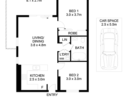 701/4 Smallwood Avenue, Homebush, Inner West, 2房, 1浴, Apartment