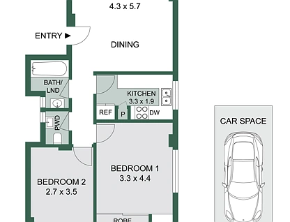 113/365A Edgecliff Road, Edgecliff, Eastern Suburbs, 2 ห้องนอน, 1 ห้องน้ำ, Apartment