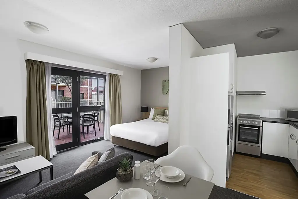 Furnished Apartment Stay for 1 month plus. Weekly service, Cable & No Bills Ever.