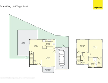 1/69 Target Road, Totara Vale, North Shore City, 2房, 1浴, Townhouse