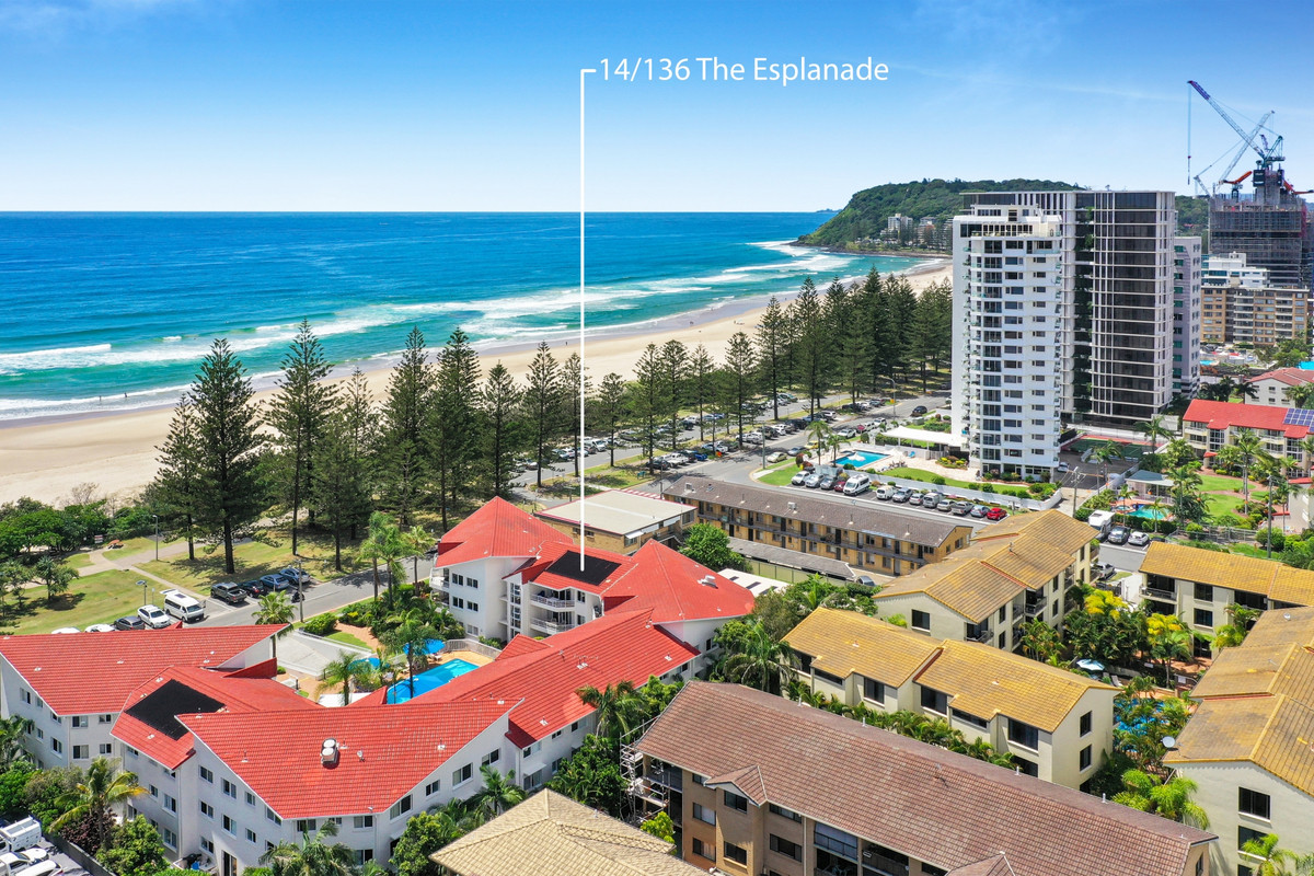 UNIT 14 136 THE ESPLANADE, BURLEIGH HEADS QLD 4220, 0 ห้องนอน, 0 ห้องน้ำ, Unit