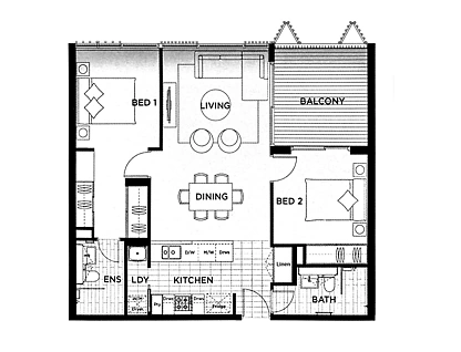 UNIT 91/51 QUEEN VICTORIA STREET, Fremantle, South West Perth, 2房, 2浴, Apartment