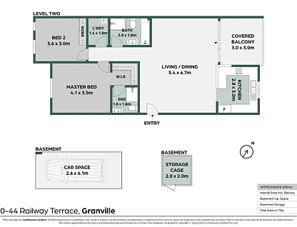 78/30-44 Railway Terrace, Granville, Parramatta (Northwest suburbs), 2 habitaciones, 2 baños, Apartment