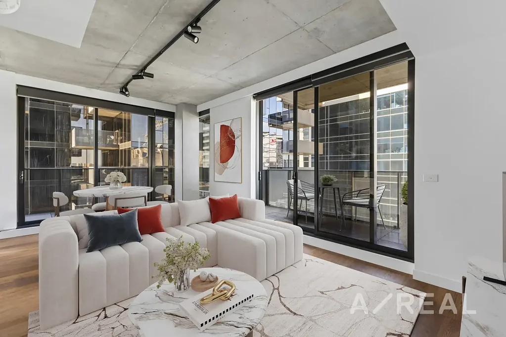 Docklands 1chambre Resort-style living with dual balcony views