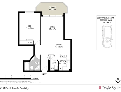 13/132-138 Pacific Parade, Dee Why, Northern Beaches, 1 Schlafzimmer, 1 Badezimmer, Apartment