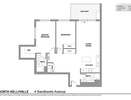 116/4 Sandbanks Avenue, North Kellyville, Central Tablelands, 2 Bedrooms, 2 Bathrooms, Unit