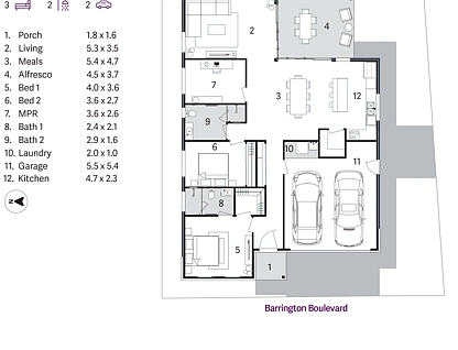 Lot 102 Barrington Boulevard, Kendall, North Coast, 3部屋, 2バスルーム, House