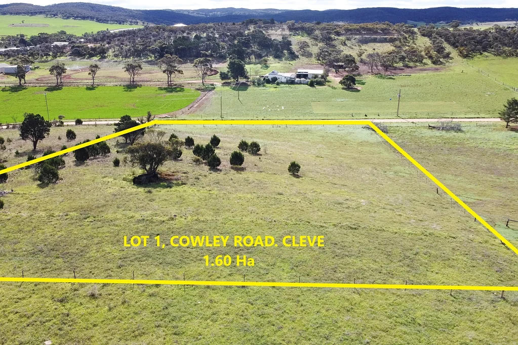 LOT 1 Cowley Road, Cleve, SA 5640