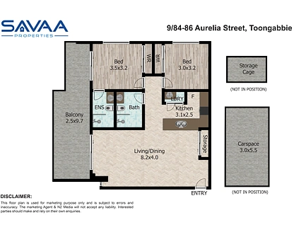 9/84-86 Aurelia Street, Toongabbie, Western Suburbs, 2 غرف, 2 حمامات, Apartment