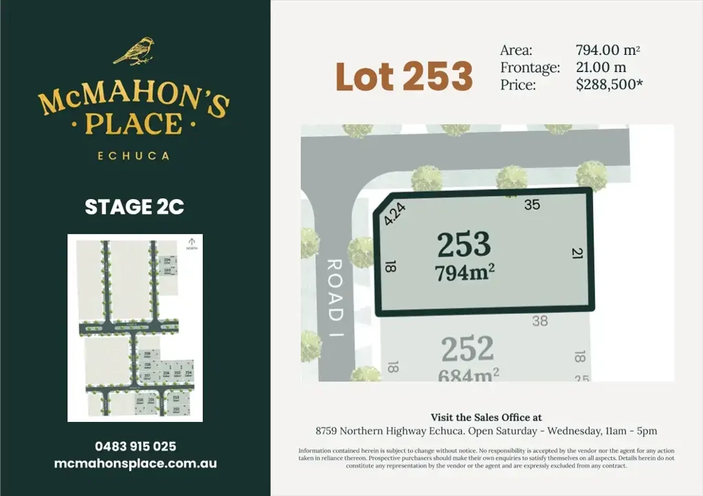 LOT 253 Road I Avenue, Echuca, VIC 3564
