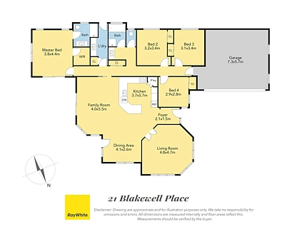21 Blakewell Place, Beachlands, Manukau City, Auckland, 4部屋, 2バスルーム, House