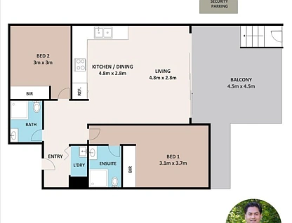 G10/89 Wentworth Avenue, Wentworthville, Parramatta (Northwest suburbs), 2 Schlafzimmer, 2 Badezimmer, Apartment