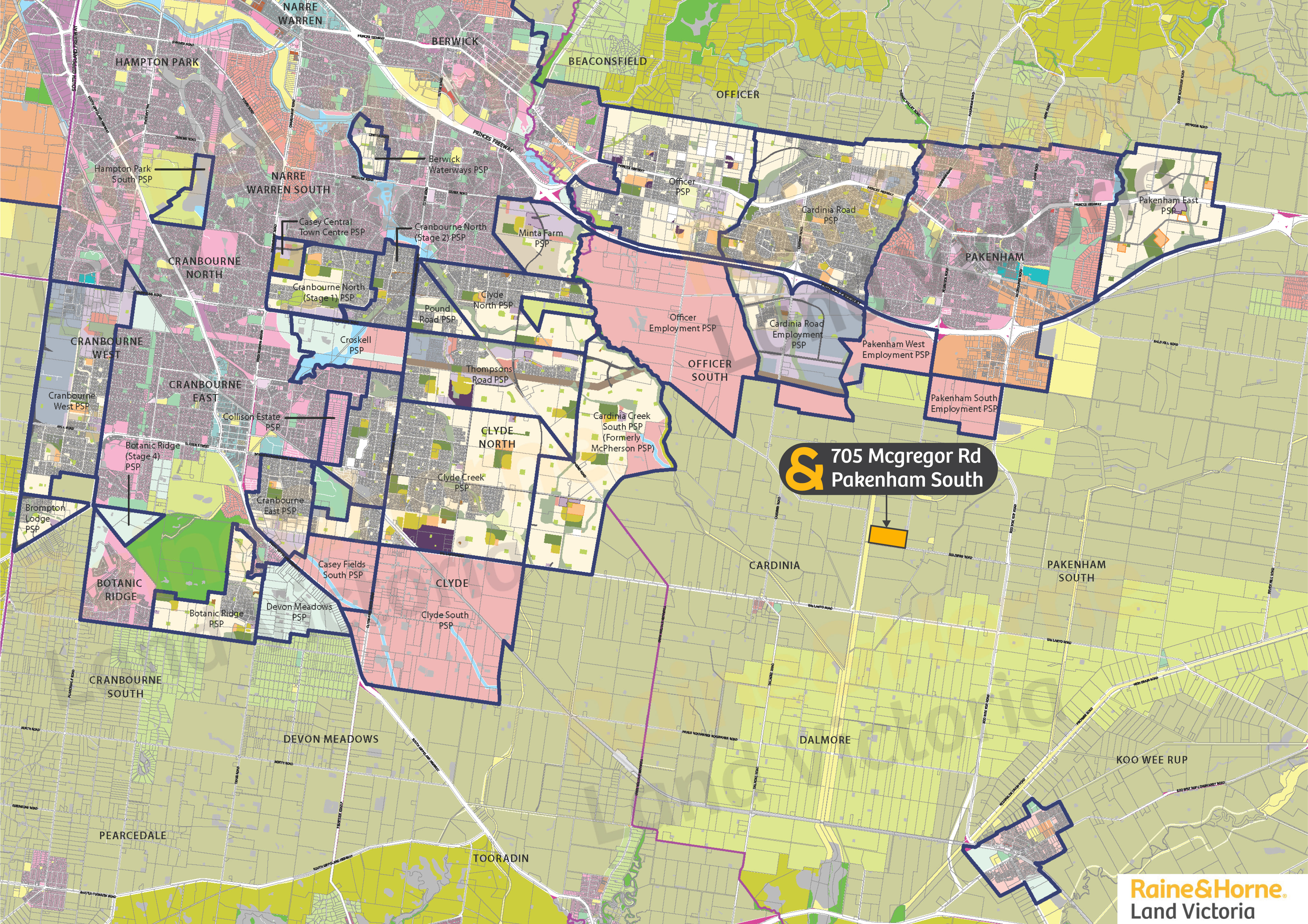 705 MCGREGOR RD, PAKENHAM SOUTH VIC 3810, 0 habitaciones, 0 baños, Section