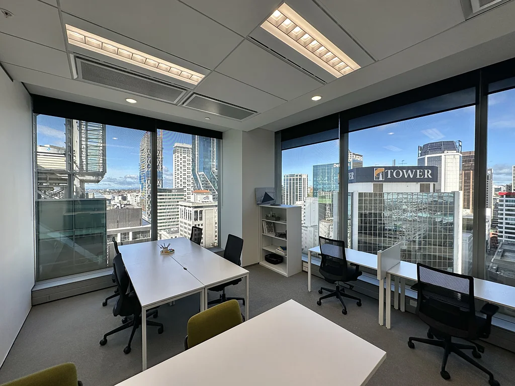 Auckland Central Corner office in Commercial Bay