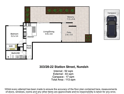 303/22 Station Street, Nundah, Brisbane - Northern Region , 1 कमरे, 1 बाथरूम, Apartment