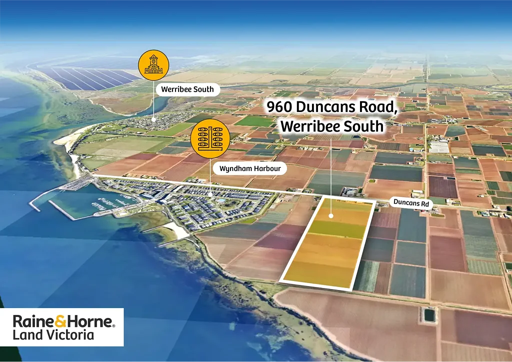 Werribee South 4બેડરૂમ 46 Acres of Prime Werribee South Land with Water Rights, Views, Coastal Proximity - Long Term Settlement (Upto 7 Years)
