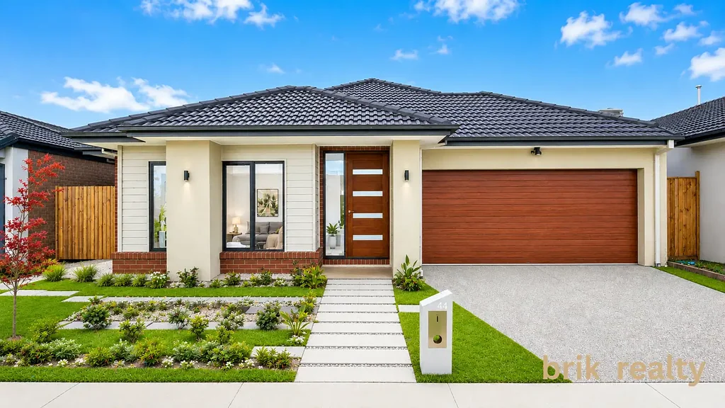 Mickleham 4房 现代单层住宅 四卧带主卧套房 2700mm高天花板 开放式布局 双车库 地理便利 接驳高速 未来增值潜力 Spacious Family Home Designed for Growing Families !