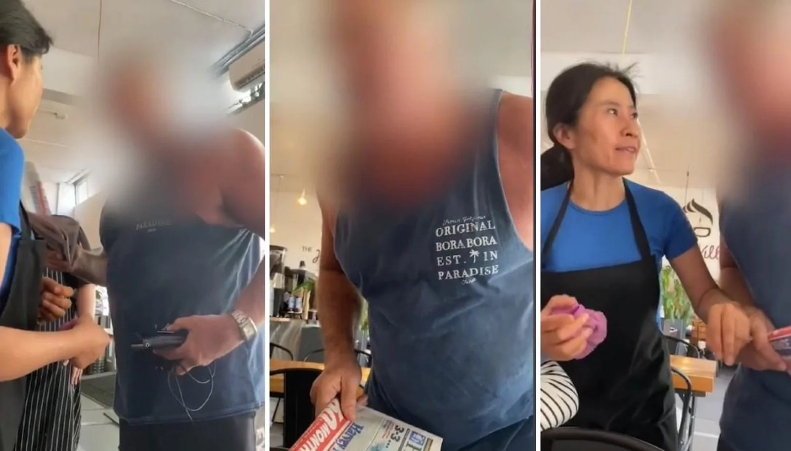 奥克兰华人又遭种族歧视！男子喊话「回中国」，店家当场落泪