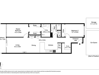 202/47 Claremont Street, South Yarra, Inner East Melbourne, 2 कमरे, 2 बाथरूम, Apartment