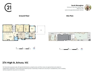 Plano ng Bahay - 374 High Street, Echuca, VIC 3564