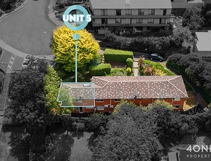 5/7 Una Street, Mount Stuart, Hobart, 1房, 1浴, Apartment