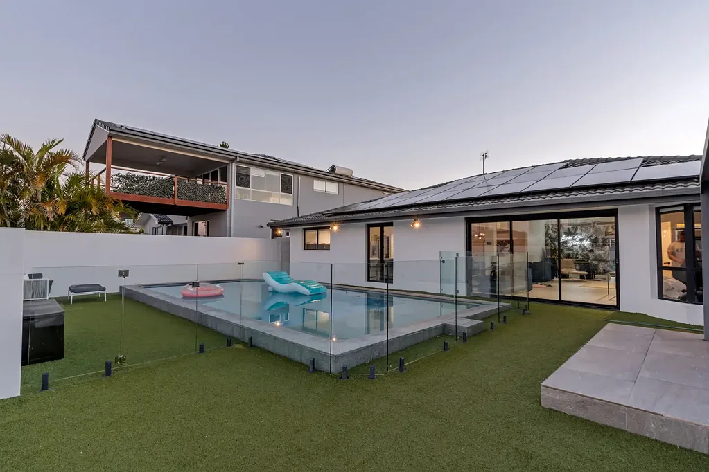 Furnished Waterfront Luxury with Pool & Solar