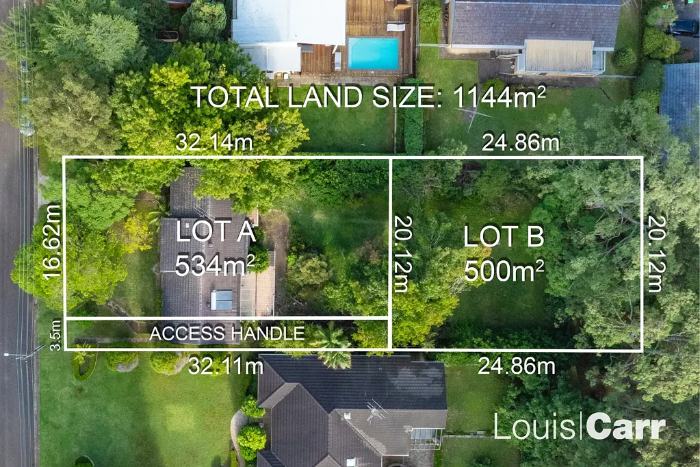 Beecroft 4ਬੈੱਡਰੂਮ Exceptional DA Approved 2 Lot Subdivision! To be sold as one entire property.