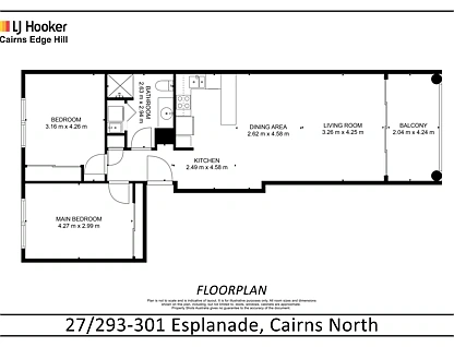 27/293 Esplanade, Cairns North, Cairns, 2 રૂમ, 1 બાથરૂમ, Apartment