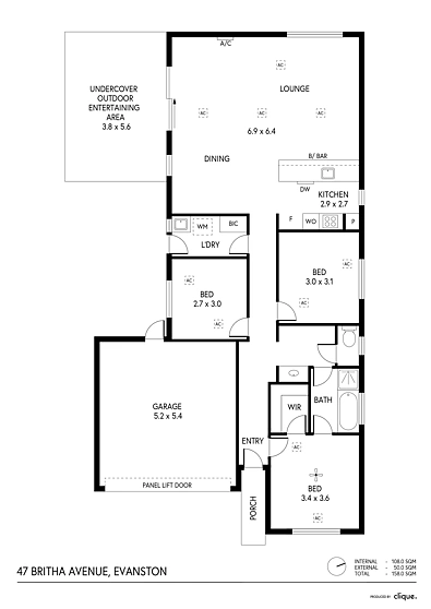47 Britha Avenue, Evanston, SA 5116, 3 rūma, 1 rūma horoi, House