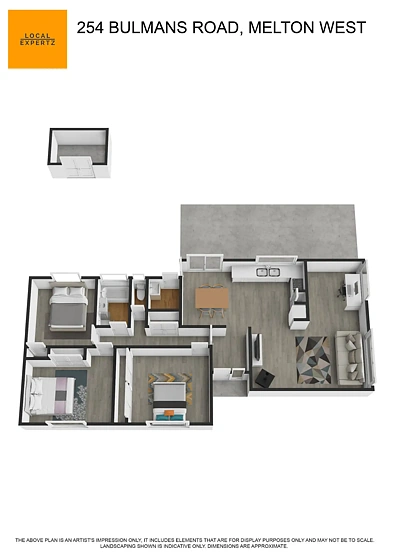 254 Bulmans Road, Melton West, VIC 3337, 3 રૂમ, 1 બાથરૂમ, House
